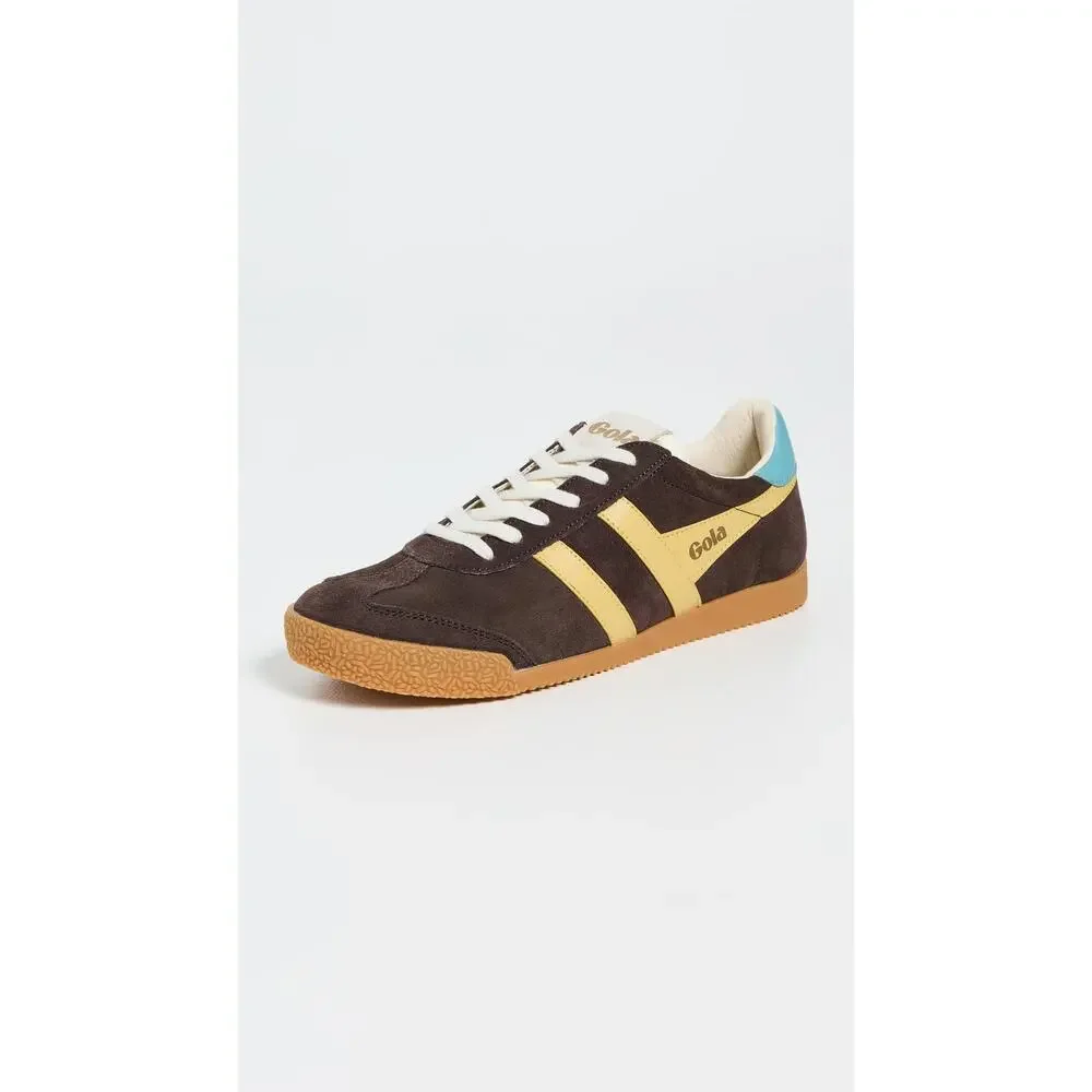 GOLA WOMEN'S ELAN SNEAKERS, MOCHA/POLLEN/OCEAN, 6.5 MEDIUM US